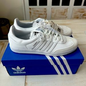 Adidas Samba Vegan Disney x Mickey Mouse Shoes Cloud White (Size 10.5) Brand New